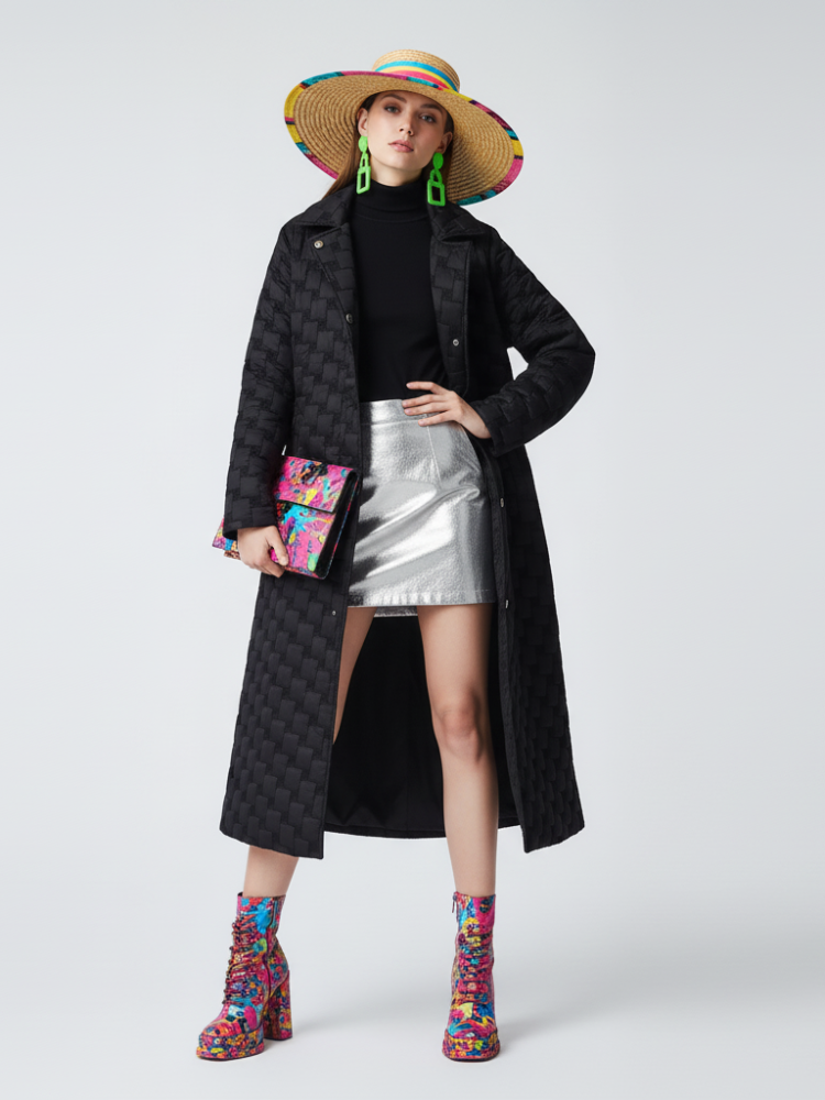 Long Quilted Puffer Coat FIFTH AVENUE BYMANYC ® New York