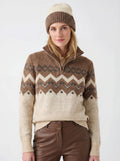 Skyward Alpaca/Wool Sweater | Brown