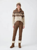Skyward Alpaca/Wool Sweater | Brown
