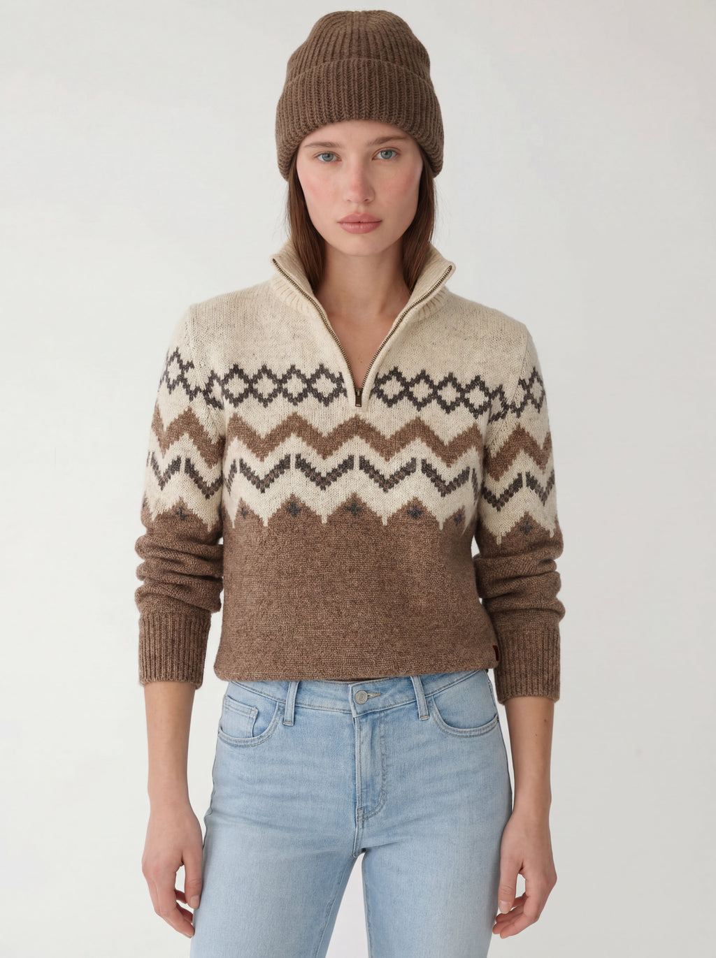Skyward Alpaca/Wool Sweater | Ivory