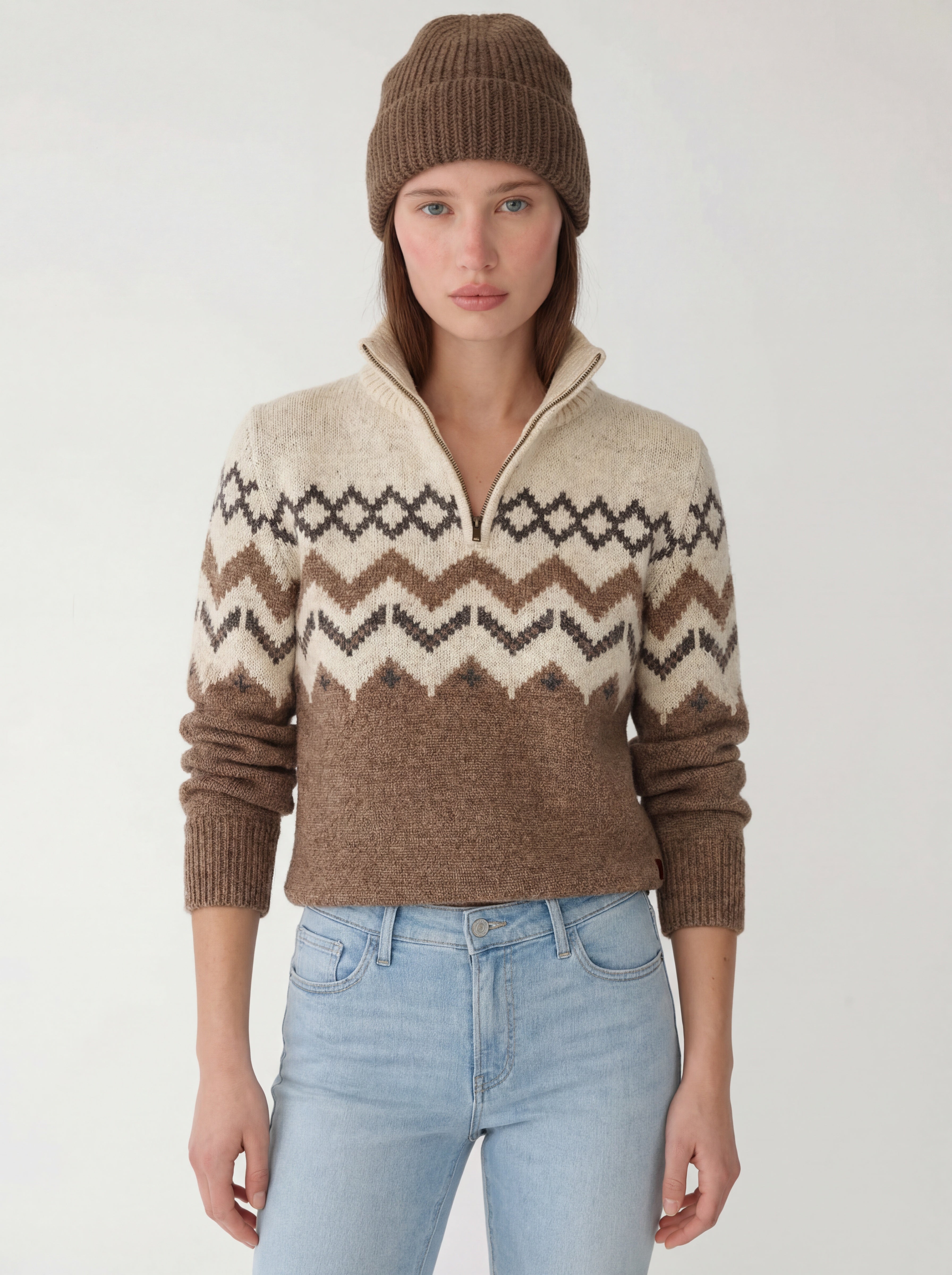 Skyward Alpaca/Wool Sweater | Ivory