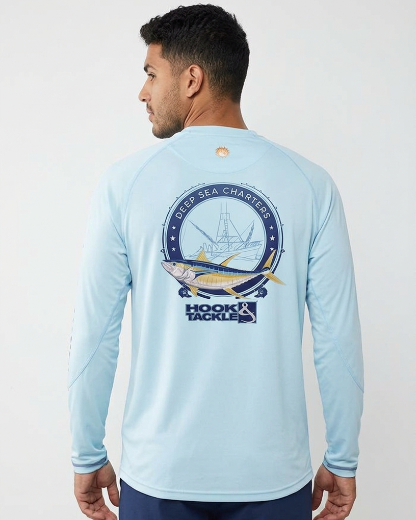 Men's Tuna Charters L/S UV Fishing Shirt