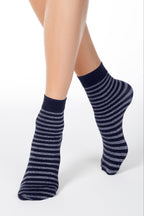 Conte Fantasy Socks with Shimmering Stripe