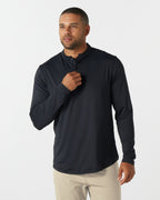 Catalyst Polo L/S | Mantra Collar | Black Sands