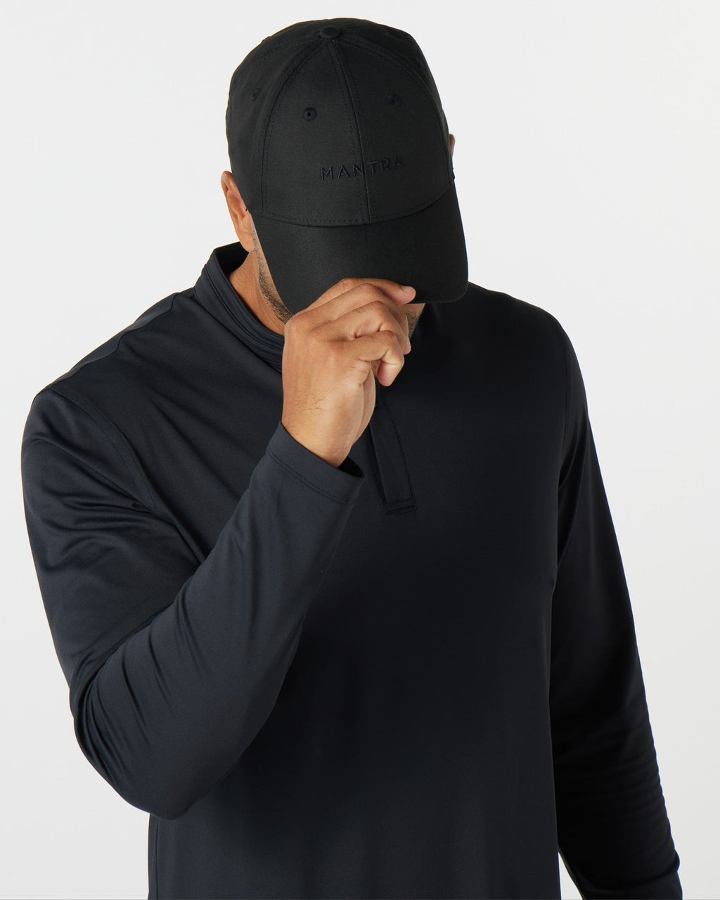 Catalyst Polo L/S | Mantra Collar | Black Sands