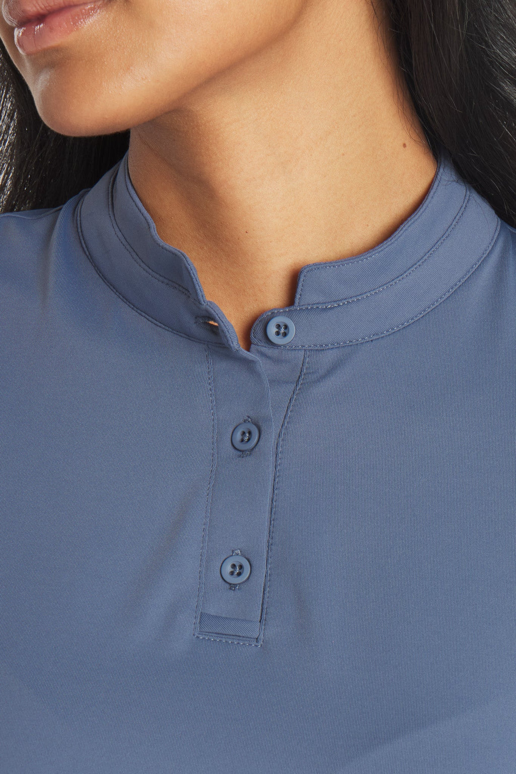 Women's Catalyst Polo | Mantra Collar | Raindrop
