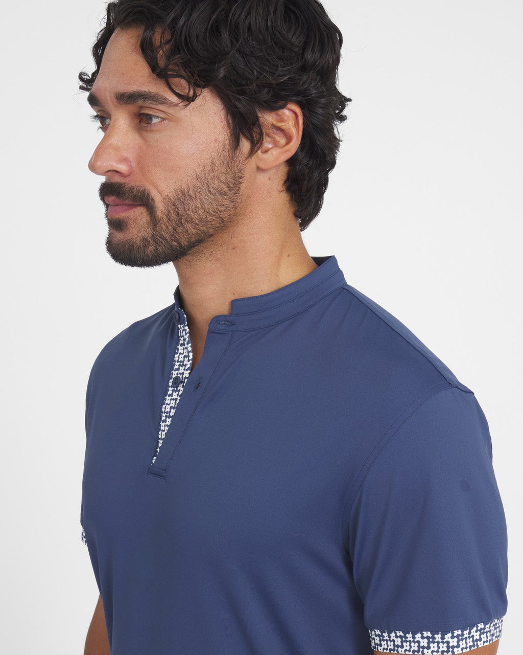 Catalyst Polo | Mantra Collar | Bloom Contrast