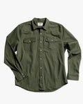 Earl Denim Shirt | Dusty Olive