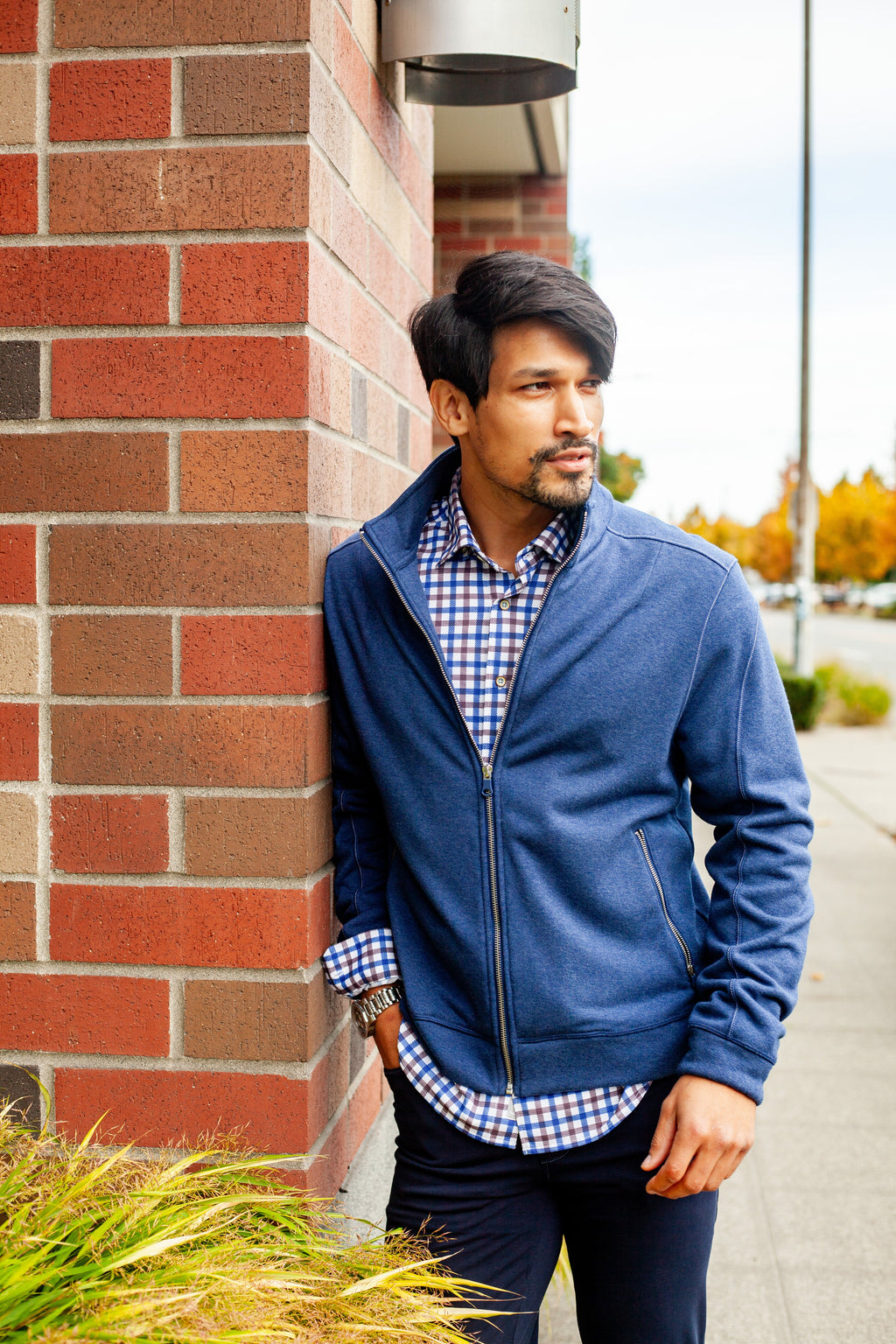 Breckenridge Full-Zip Sweatshirt | Tokyo Blue