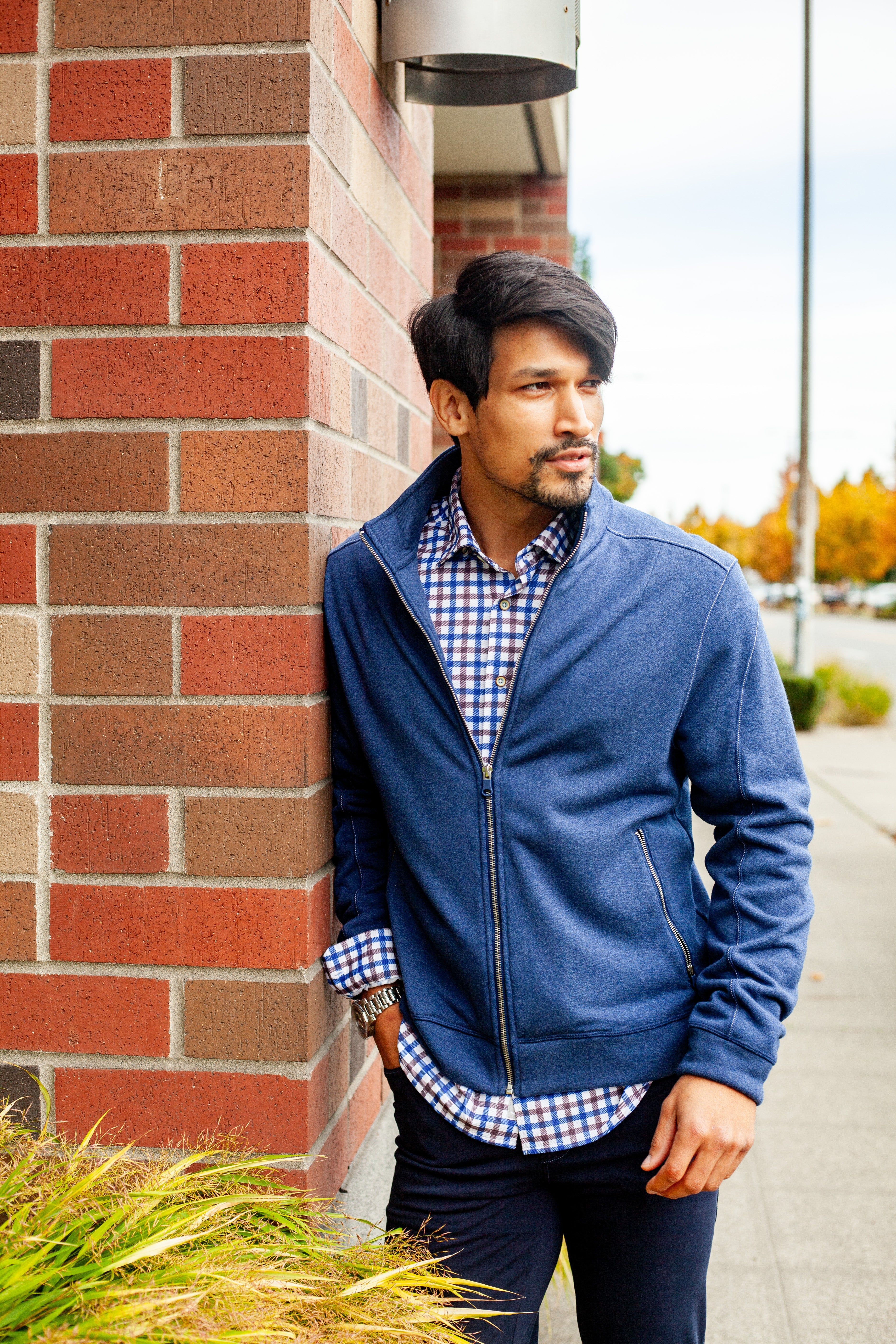 Breckenridge Full-Zip Sweatshirt | Tokyo Blue