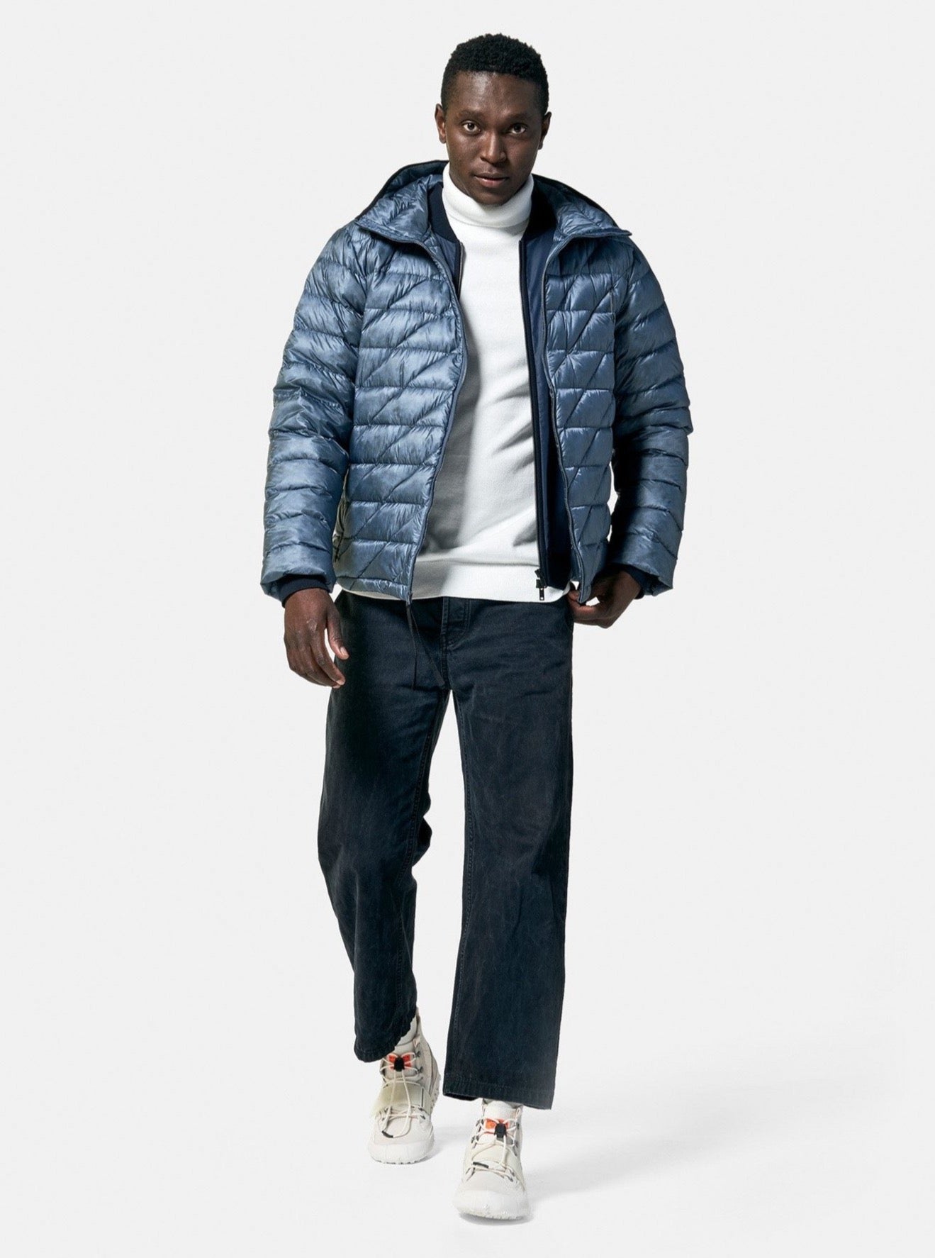 Packable Down Jacket | China Blue