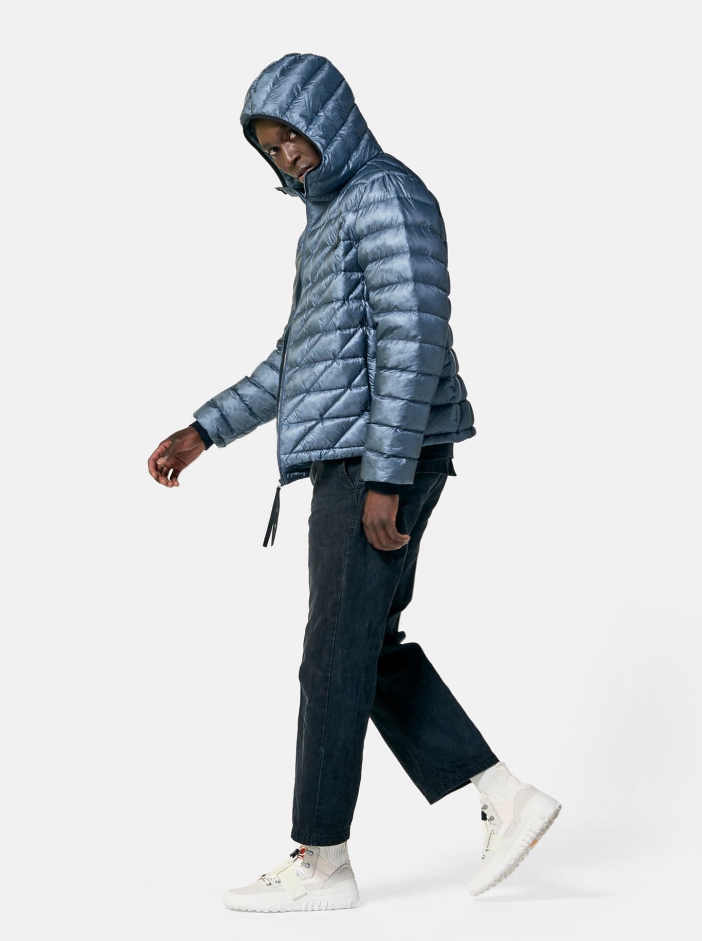 Packable Down Jacket | China Blue