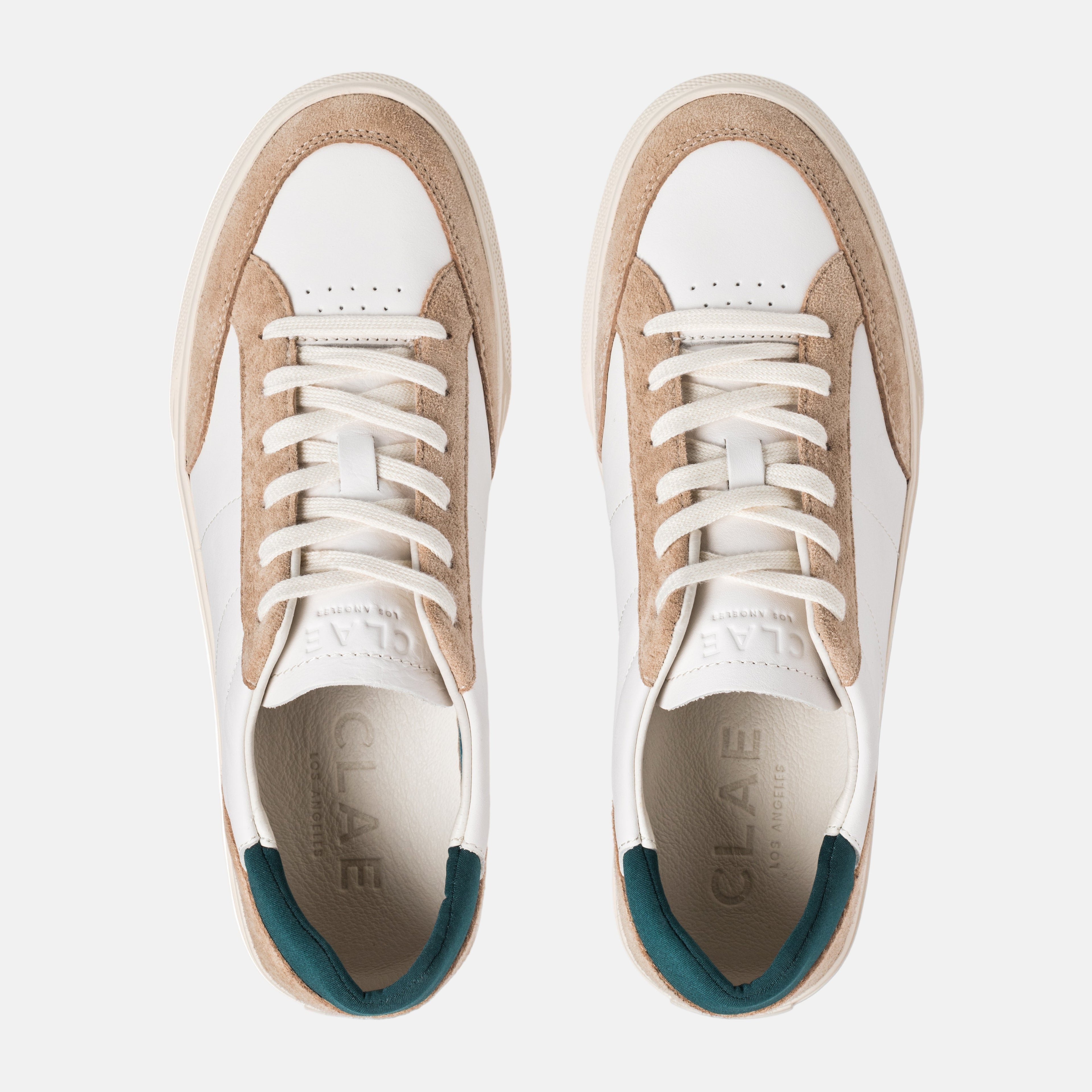 Monroe Venice Sneaker | White/Tan