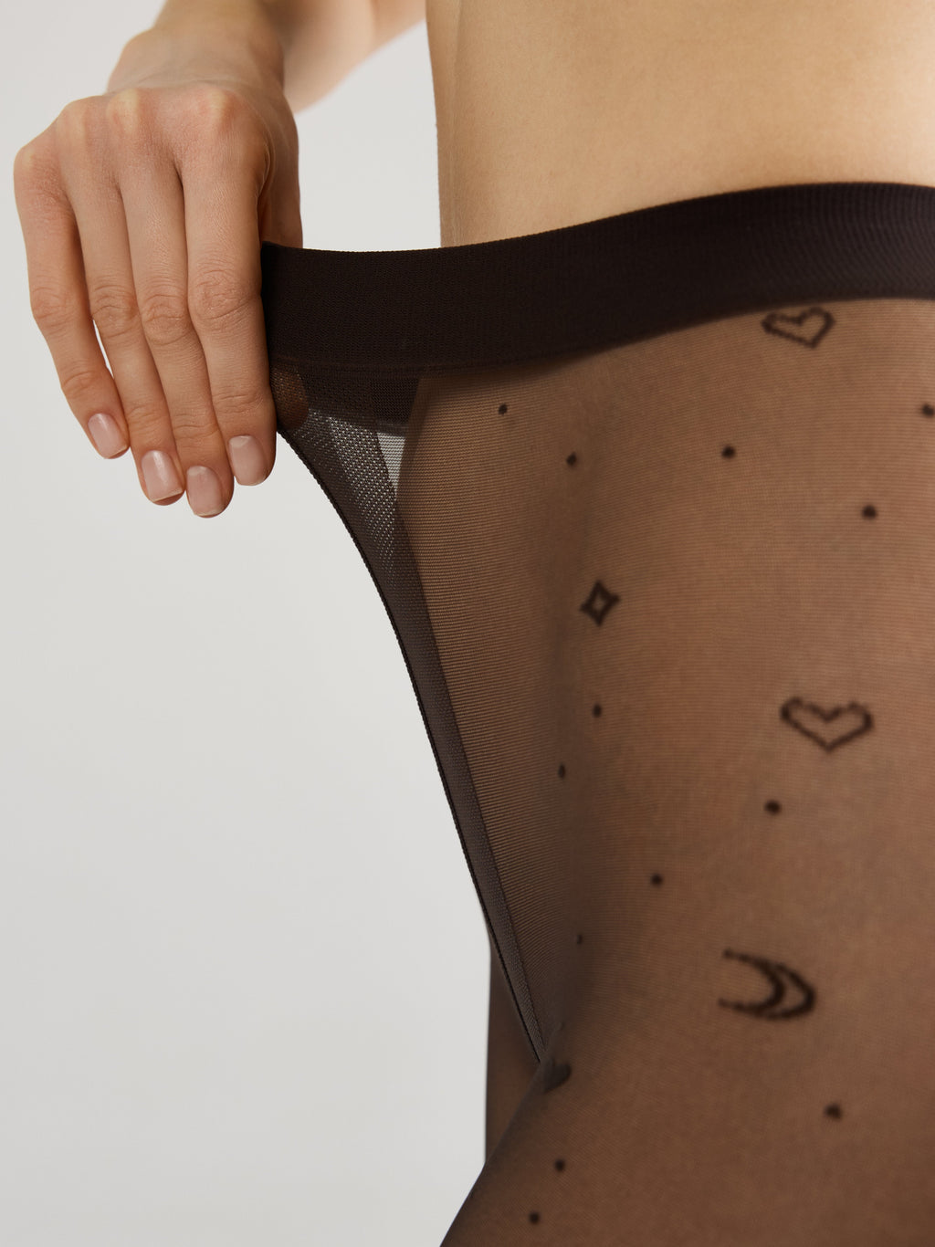 Conte Fantasy Tights Moon Patterns