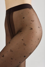 Conte Fantasy Tights Moon Patterns