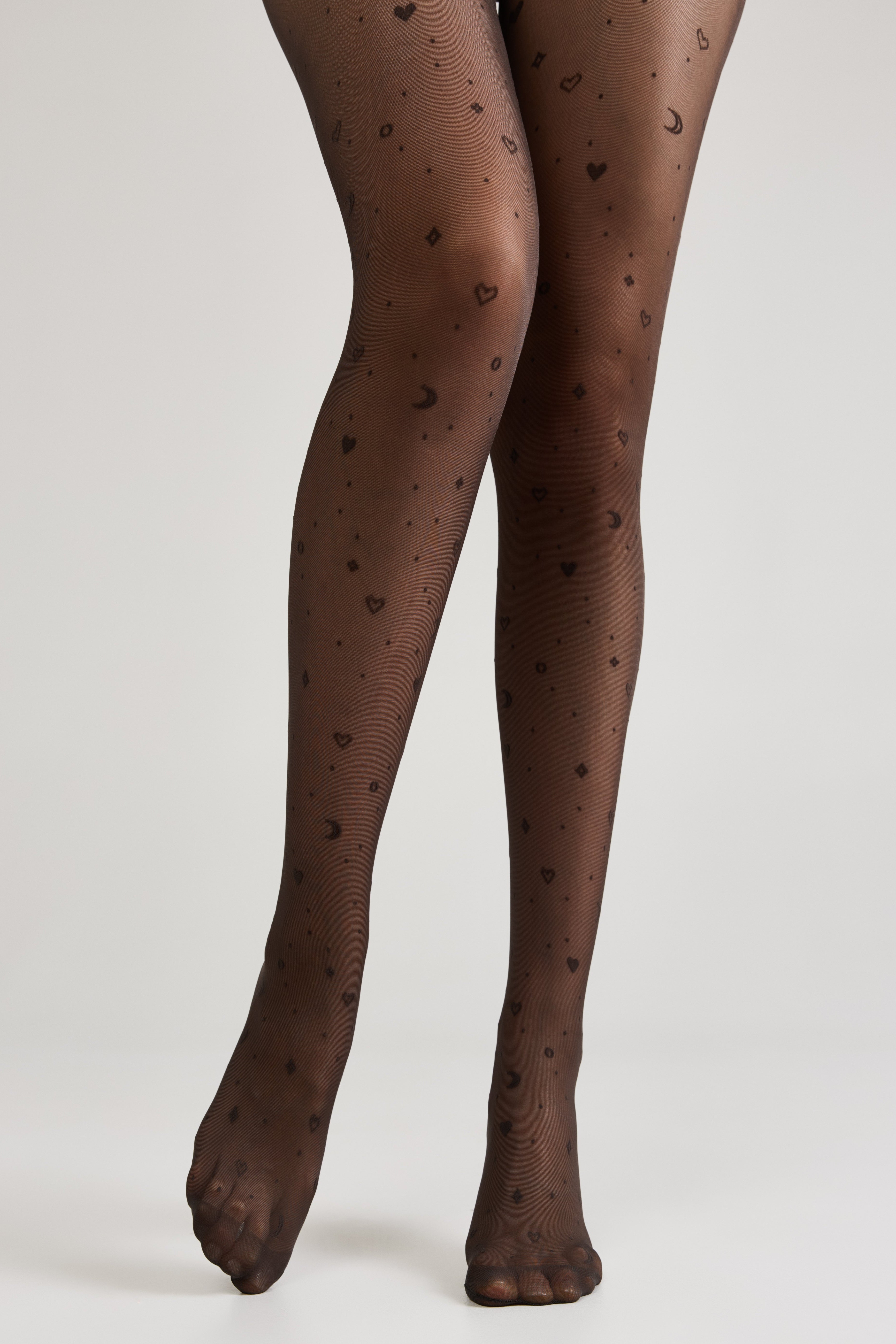 Conte Fantasy Tights Moon Patterns