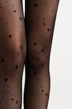 Conte Fantasy Tights Moon Patterns