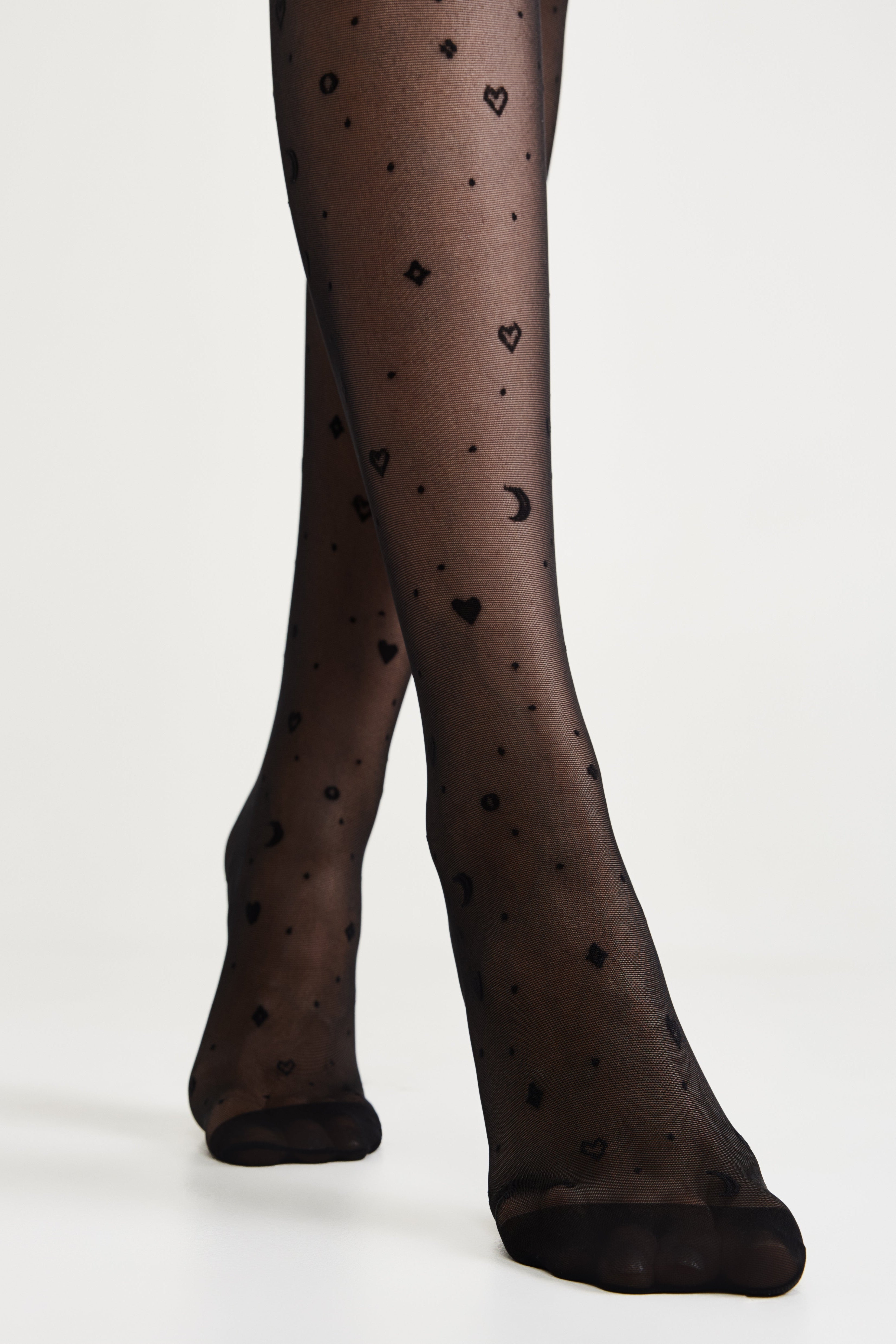 Conte Fantasy Tights Moon Patterns
