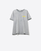 Wash Grey T-Shirt with Lemon Graphic