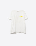 Made in Italy White T-Shirt with Lemon Graphic