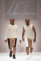 Uwi Twins Men's Sleeveless Gold Hoodie