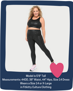 Metallic Cheetah Active Sports Bra