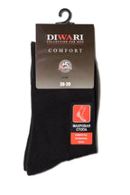 Conte Cotton Socks Diwari Comfort Terry Foot | Black 000