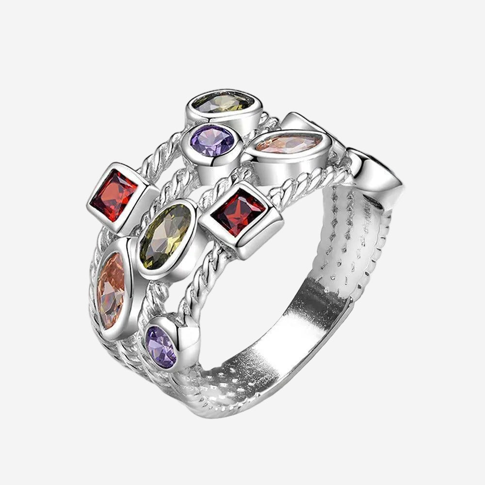 Multicolor Stone Ring