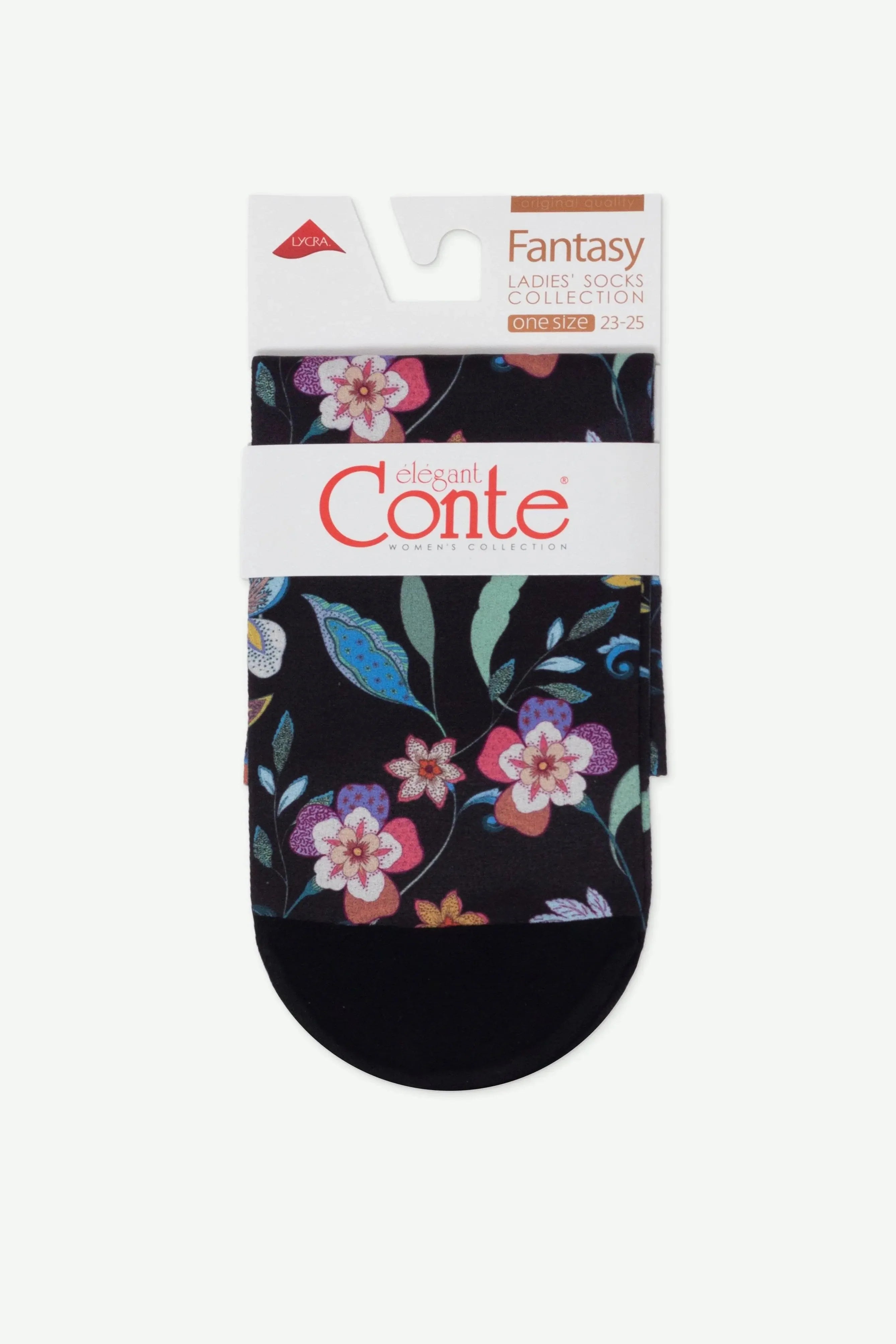 Socks Conte Fantasy 905 | Flowers
