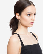 Carmen Shiny Needle Hoop Earrings