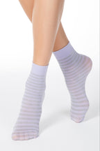 Conte Fantasy Socks with Shimmering Stripe