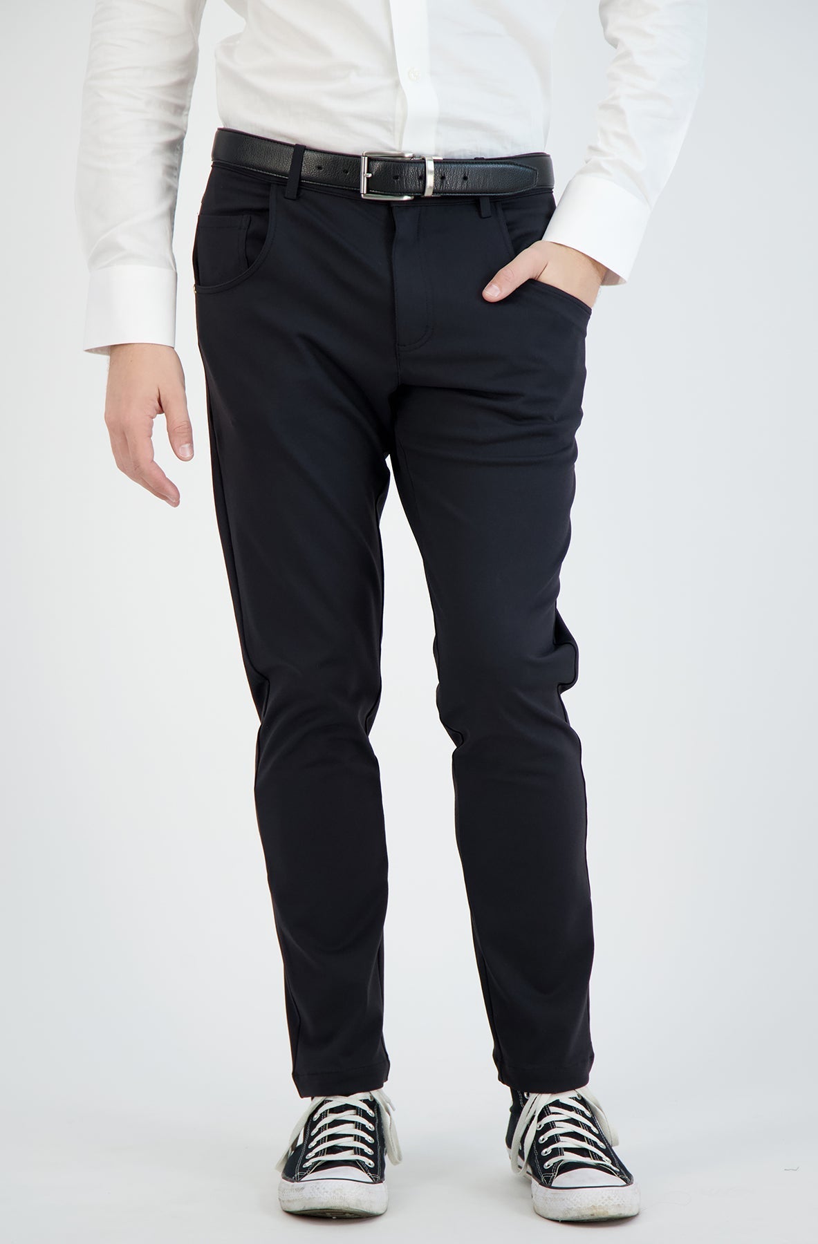 New & Updated Super Stretch Men's Chinos Black | Performance Collection