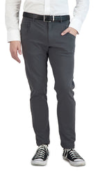 NEW & UPDATED Super Stretch Men's Chinos Dark Charcoal | Performance Collection