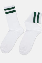 Conte Cotton Long Socks Active 157 | Lurex Stripes
