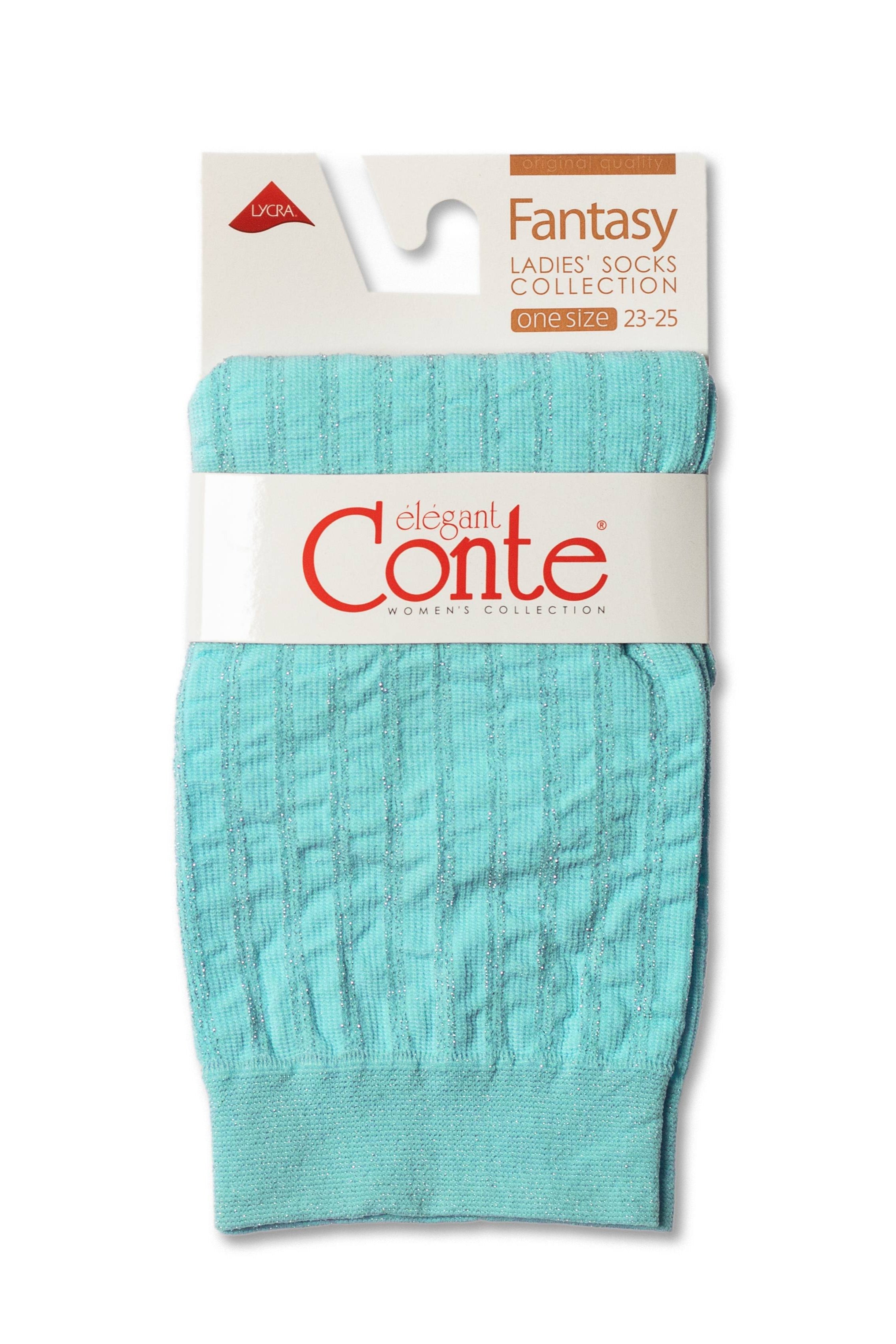 Socks Conte Fantasy with Lurex Stripe