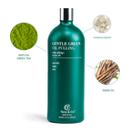 Gentle Green™ Oral Detox Bundle Stainless Steel Tongue Scraper & Ayurvedic Oil Pulling (Fluoride-Free, Enamel Support)