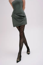Fantasy Tights Conte Sentiment Diagonal Inscriptions