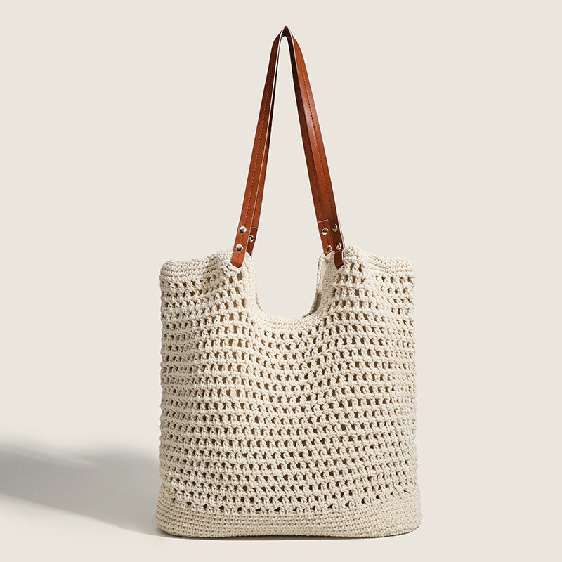 Hand-Woven Beach Hobo Bag