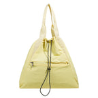 Yellow Drawstring Backpack Purse Yellow