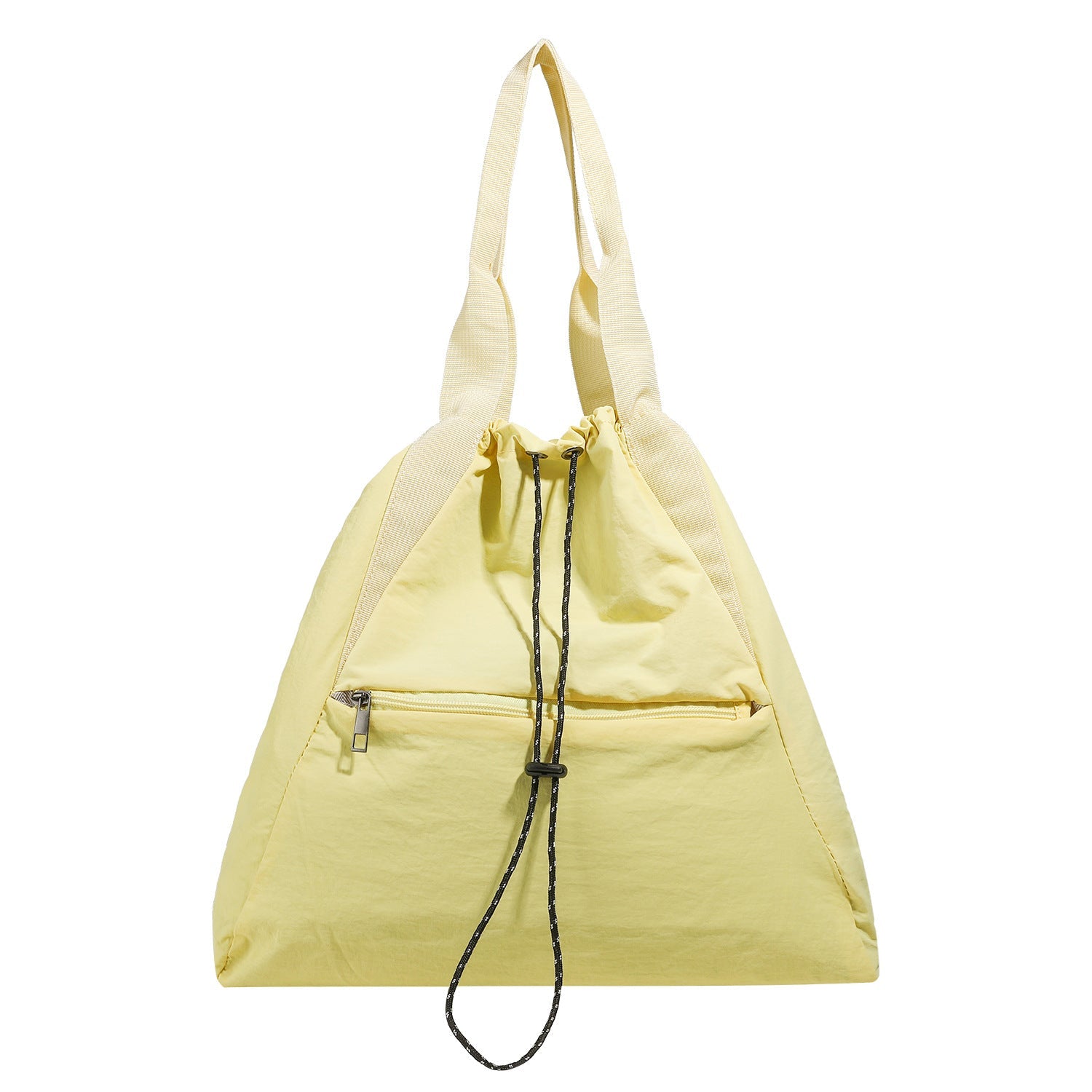 Yellow Drawstring Backpack Purse Yellow