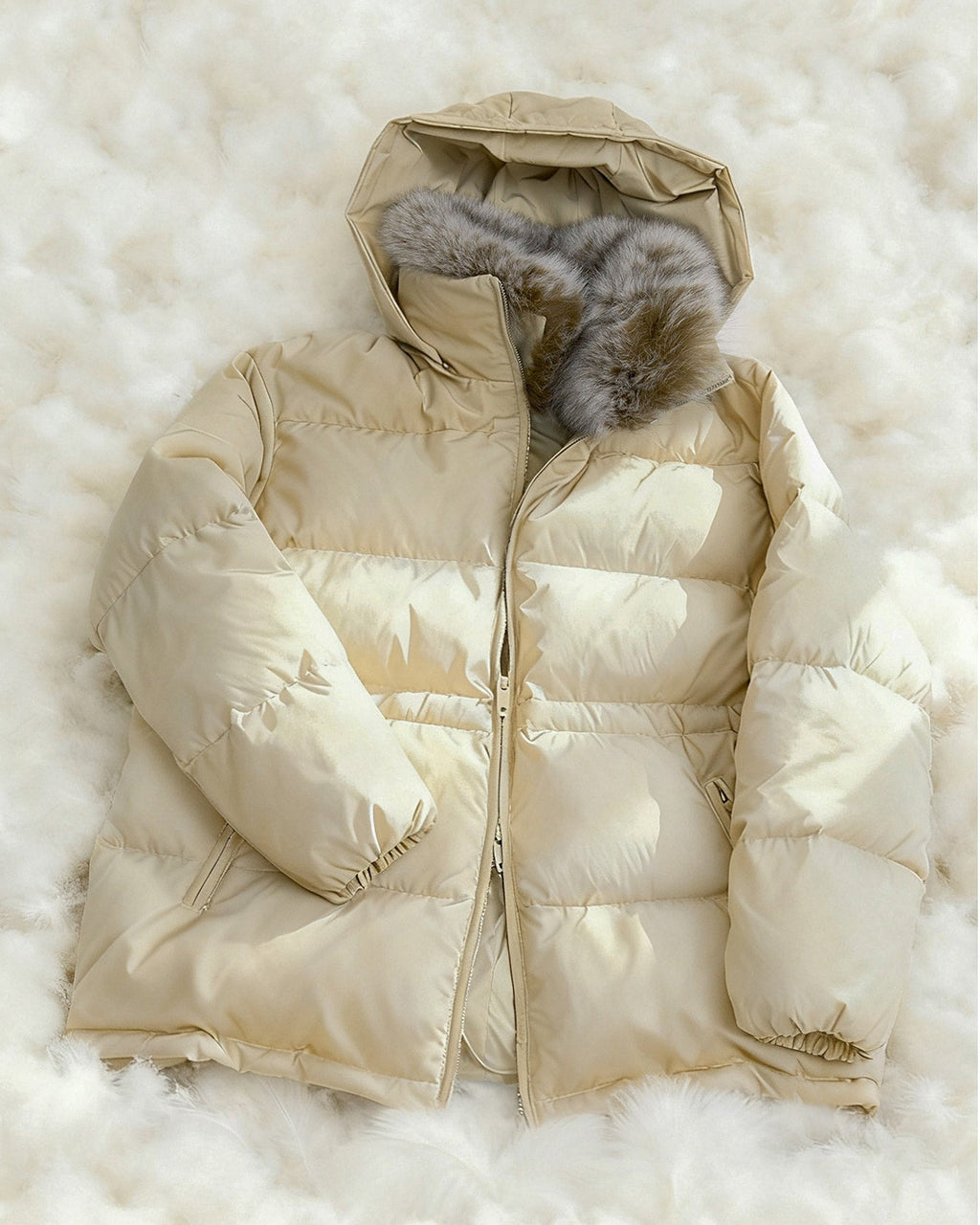 Firelady Fur Women's Fur-Trim Down Parka | Detachable Fox Fur Hood & 90% White Goose Down Fill “Frost Wild”