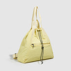 Yellow Drawstring Backpack Purse Yellow
