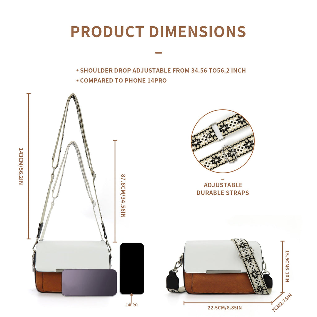 Small Crossbody Bag with Flap