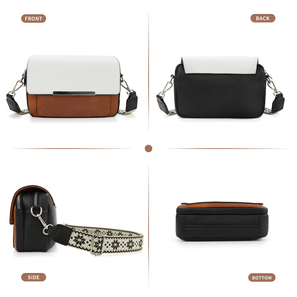 Small Crossbody Bag with Flap