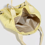Yellow Drawstring Backpack Purse Yellow