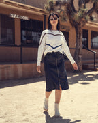 Leather Zipper Skirt