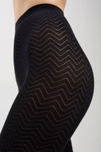 Conte Orient Fantasy Tights | Zigzag pattern