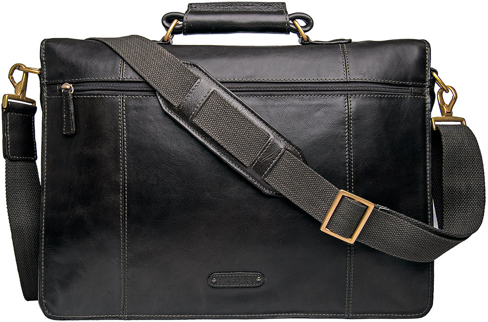 Hidesign Parker Large Briefcase | Black