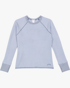 The Chalet Thermal Top | Denim Blue