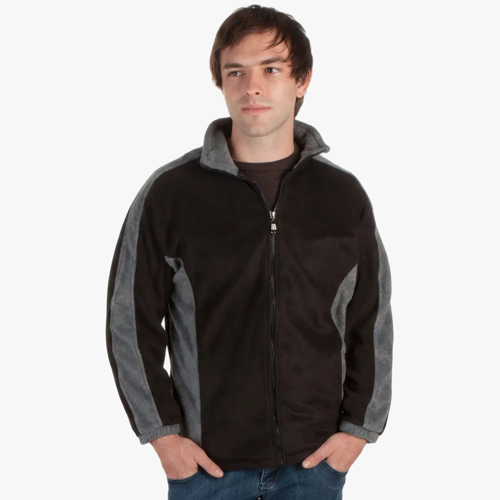 Men’s Two-Tone Anti-Pilling Performance Fleece Jacket